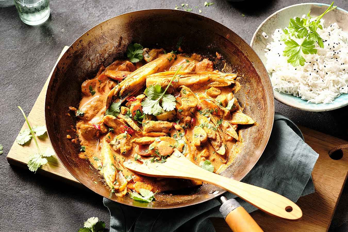 Rezeptmotiv Schweinecurry